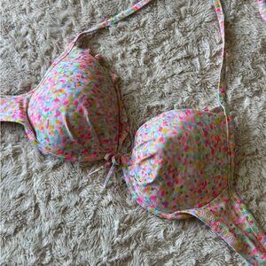 Vintage Victoria's Secret multicoloured bikini top Size 36C